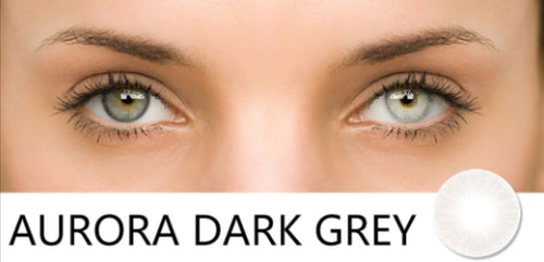 Aurora Dark Grey Hydrophilic contact lens